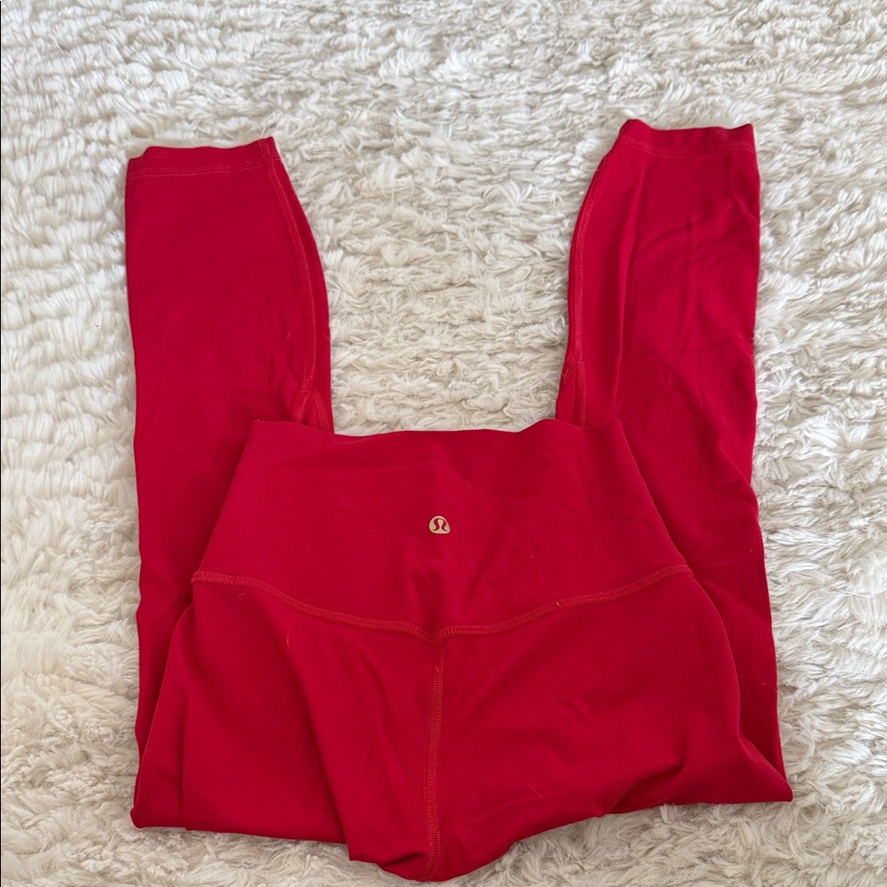 lululemon athletica Red Leggings